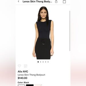ALIX NYC LENOX SKIN THING BODYSUIT
